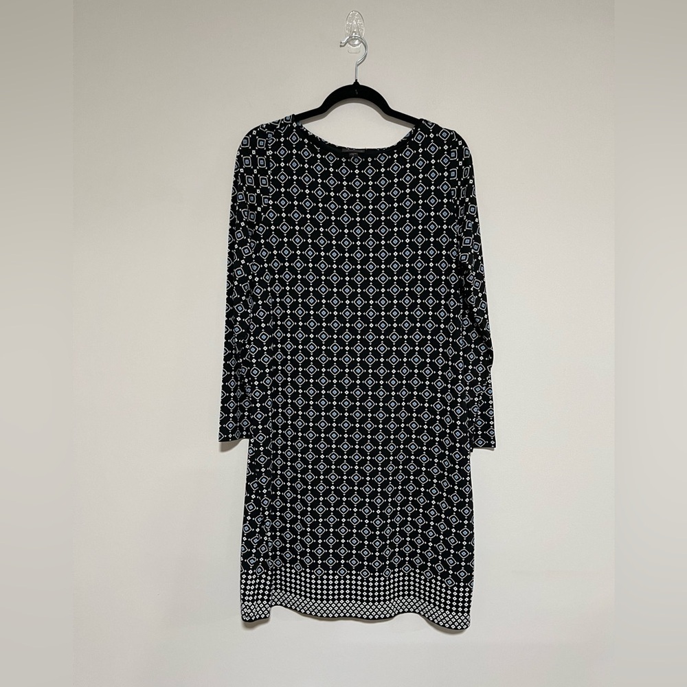 J. Jill Long Sleeve Wearever Dress Size Medium Stretch Comfort Travel Office